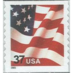 #3633B USA & Flag, Self-adhesive Coil \"2005\" Year Date
