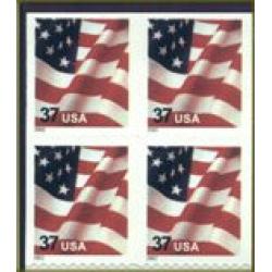 #3636a USA & Flag, Pane of Four