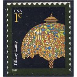 #3749 Tiffany Lamp, Self-adhesive Sheet Stamp, 2007 Year Date