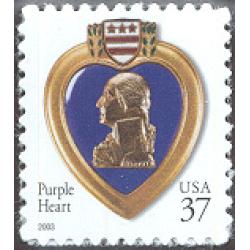 #3784A Purple Heart, Reprint S-A Die-cut 10¾x10¼ (2003)