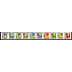 #3801b (#3792-3801) American Eagle, Strip of 10, 2003 Year Date