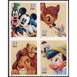 #3865-68 The Art of Disney - Friendship, Set of Four Singles