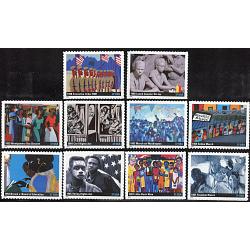#3937a-j To Form a More Perfect Union, Set of Ten Single Stamps