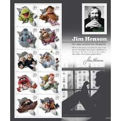#3944 Jim Henson and the Muppets, Souvenir Sheet of 11