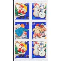 #3960c Holiday Cookies, Pane of Six from Vending Book