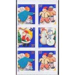 #3960d Holiday Cookies, Pane of Six from Vending Book