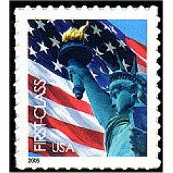 #3966 Flag & Lady Liberty, Non-Denominated (39¢) from SA Pane of 20