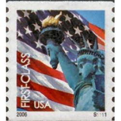 #3967 Flag & Lady Liberty, Non-Denominated (39¢) Water Activated