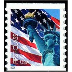 #3968 Flag & Lady Liberty, Non-Denominated (39¢) Self-adhesive Coil