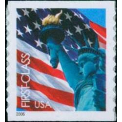 #3970 Flag & Lady Liberty, Non-Denominated (39¢) SA Coil (Potter)