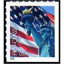 #3975 Flag & Lady Liberty, Non-Denominated (39¢) ATM Booklet Single