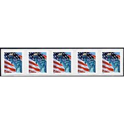 #3980 39¢ Flag & Lady Liberty, Self-adhesive PNC 5, #V1111