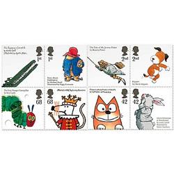 #3987-94 Children's Book Illustrations Four Pairs, United Kingdom