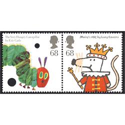 #3993-94 Children\'s Book Illustrations Pair Joint Issue United Kingdom (#2340-41)