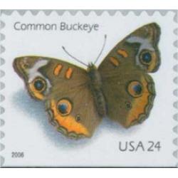 #4001v Common Buckeye Butterfly, Single from Convertible Pane of 10