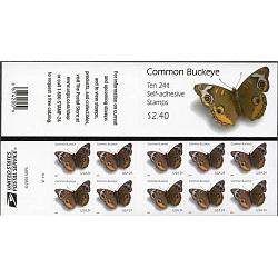 #4001b Common Buckeye Butterfly, Convertible Booklet of Ten