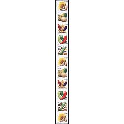 #4003-07 Crops of The Americas, Plate Number Coil Strip of  11, 