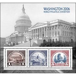 #4075a, b & c Washington Philatelic Expo 2006 Souvenir Sheet (3 Singles)