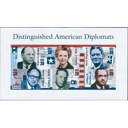 #4076 Distinguished American Diplomats, Souvenir Sheet of Six