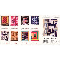 #4098b Quilts of Gee's Bend, Convertible Booklet of 20