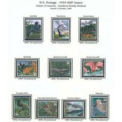 #4099a-j Southern Florida Wetland, Nature of America, Set of 10 