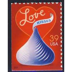 #4122 Love, Hershey's Kisses, Booklet Single (39¢)