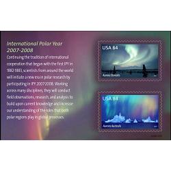 #4123 International Polar Year Souvenir, Sheet of Two