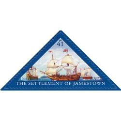 #4136 Jamestown 400th Anniversary, Single Stamp