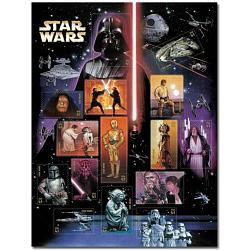 #4143a-o Star Wars Anniversary, Set of 15 Singles from Souvenir 