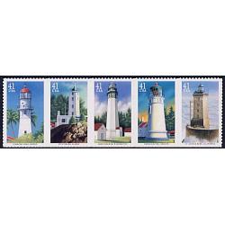 #4146-50 Pacific Coast Lighthouses, Set of Five Singles