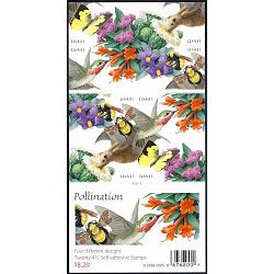 #4156d 41¢ Pollination, Convertible Booklet of 20