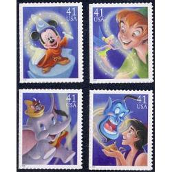 #4192-95 The Art of Disney: Magic, Set of Four Singles
