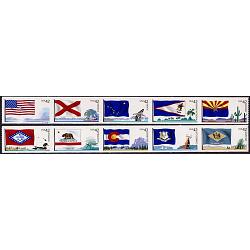 #4277a & 4282a Flags of our Nation, Two Strips of Five (1st of 6