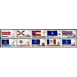 #4283-92 Flags of our Nation 2008, Set of Ten Singles (2nd of 6)