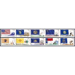 #4307a & 4312a Flags of our Nation, Two Strips of Five (4th of 6)