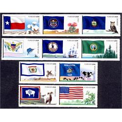 #4323-25, 4326-28, 4329-30, 4331-32, Flags of Our Nation,  Lighthouse Format (6th of 6)