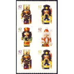 #4367d Holiday Nutcrackers, Booklet Pane of Six from Vending Book