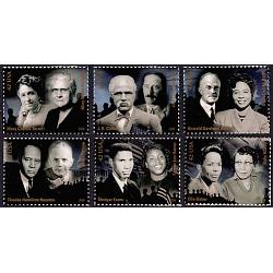 #4384a-f Civil Right Pioneers, Set of Six Single Stamps