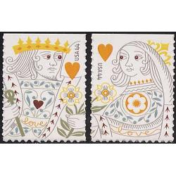 #4404-05 King & Queen of Hearts, Two Singles
