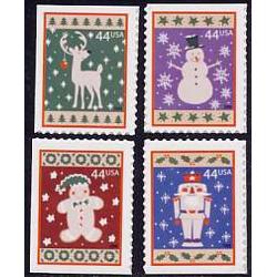 #4425-28 Winter Holidays, Set of Four Singles from Convertible Booklet