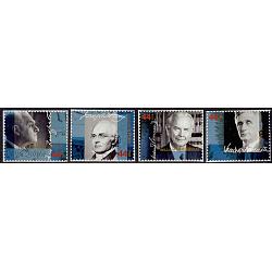 #4422a-d Supreme Court Justices Souvenir Sheet, Set of Four Single Stamps