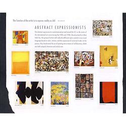 #4444 Abstract Expressionists, Souvenir Sheet