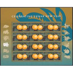 #4492a Lunar New Year, Year of the Rabbit, Souvenir Sheet 12 Stamps