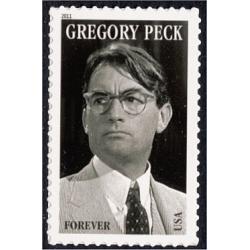#4526 Gregory Peck, Legends of Hollywood, Single Stamp