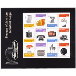 #4546 Pioneers Of American Industrial Design, Souvenir Sheet of 12