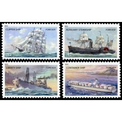 #4548-51 U.S. Merchant Marine, Set of Four Single Stamps