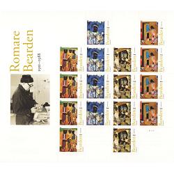 #4569 Art of Romare Bearden, Souvenir Sheet of 16