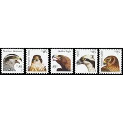 #4608-12 Birds of Prey, Set of Five Single Stamps