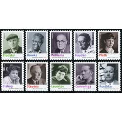 #4654-63 Twentieth Century Poets, Set of Ten Singles