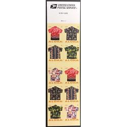 #4686b 32c Aloha Shirts Convertible Booklet of 10